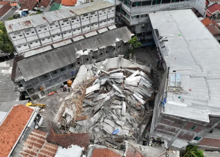 Foto: Penampakan Pondok Pesantren Al Khoziny di Sidoarjo, Jawa Timur, Rabu (1/10/2025). (Dok-Istimewa)