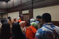 Foto: Sidang lanjutan perkara dugaan tindak pidana korupsi (tipikor) yang melibatkan tiga terdakwa PT Angkutan Sungai, Danau, dan Penyeberangan (ASDP) kembali digelar di Pengadilan Negeri Jakarta Pusat, Kamis (2/9/2025). (Dok/Fhm)