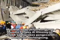 Foto: Penampakan ambruknya musala Pondok Pesantren (Ponpes) Al Khoziny, Buduran, Sidoarjo, Jawa Timur namun operasi pencarian korban, resmi dihentikan. (Dok-IG @alkhozinyputri_buduran)