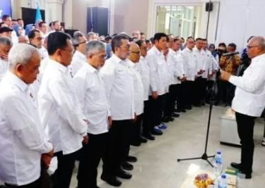 Foto: Pengukuhan Pengurus baru Persatuan Wartawan Indonesia (PWI) Pusat masa bakti 2025-2030, di Monumen Pers Nasional Surakarta, Jawa Tengah, Sabtu (4/10/2025). (Dok-Istimewa)