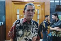 Foto: Sabar M. Simamora, S.H., M.H., Kuasa Hukum Direktur Utama PT Kebun Tebu Mas, Ali Sanjaya saat Wawancara di Pengadilan Negeri Jakarta Pusat, Selasa (7/10/2025). (Dok-Okj/Fahmy)