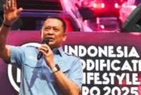 Foto: Ketua MPR RI ke-15 sekaligus Ketua Dewan Pembina Ikatan Motor Indonesia (IMI), Bambang Soesatyo, memberikan apresiasi tinggi terhadap suksesnya penyelenggaraan Indonesia Modification & Lifestyle Expo (IMX) 2025 yang digelar di Jakarta Convention Center (JCC), 10–12 Oktober 2025. (Dok-Istimewa)
