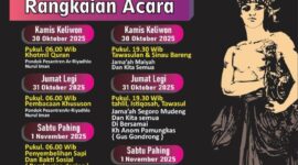 Foto: flyer Pengumuman Do’a dan Angkat Budaya Ke-XIV 2025. (Dok-Istimewa)