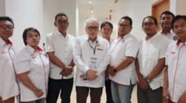 Foto: (tengah) Ketum FORMAS Yohanes Handoyo BudhiSedjati, (kanan) Ketum AWIBB Dyka Mahaputra Beserta Jajaran, (kiri) Ketua DPD AWIBB DKI Jakarta Asep Saiful. (Dok-Istimewa/DPP AWIBB) 