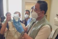 Foto: Kepala BNN RI Komjen Suyudi Ario Seto saat dilokasi pabrik sabu di salah satu unit apartemen di Cisauk, Tangerang, Banten. (Dok-Istimewa)