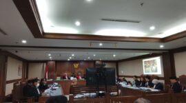 Foto: Sidang lanjutan perkara dugaan tindak pidana korupsi dalam akuisisi PT Jembatan Nusantara (JN) oleh PT ASDP Indonesia Ferry (Persero) kembali digelar di Pengadilan Tindak Pidana Korupsi (Tipikor) pada Pengadilan Negeri Jakarta Pusat, Kamis (23/10/2025). (Dok-Okj/Fahmy Nurdin)