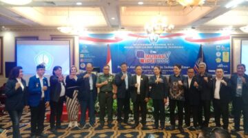 Foto: Musyawarah Nasional (Munas) ke-V Ikatan Penulis dan Jurnalis Indonesia (IPJI) resmi dibuka oleh Ketua Pembina IPJI, Mayjen TNI (Purn) H. Hendardji Soepandji, S.H., di Ballroom Brana, Golden Boutique Hotel, Jakarta Pusat, Senin (27/10/2025). (Dok-Istimewa)