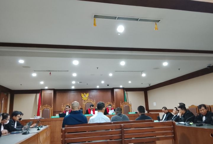 Foto: Suasana Sidang Amar Putusan terhadap 4 Bos Gula di Pengadilan Negeri Jakarta Pusat, Rabu (29/10/2025). (Dok-Okj/Fahmy Nurdin)