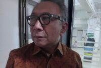 Foto: Kuasa Hukum Tian Bahtiar, H. Didi Supriyanto, S.H., M.Hum., saat wawancara di Pengadilan Negeri Jakarta Pusat, Rabu (29/10/2025). (Dok-Okj/Fahmy Nurdin)