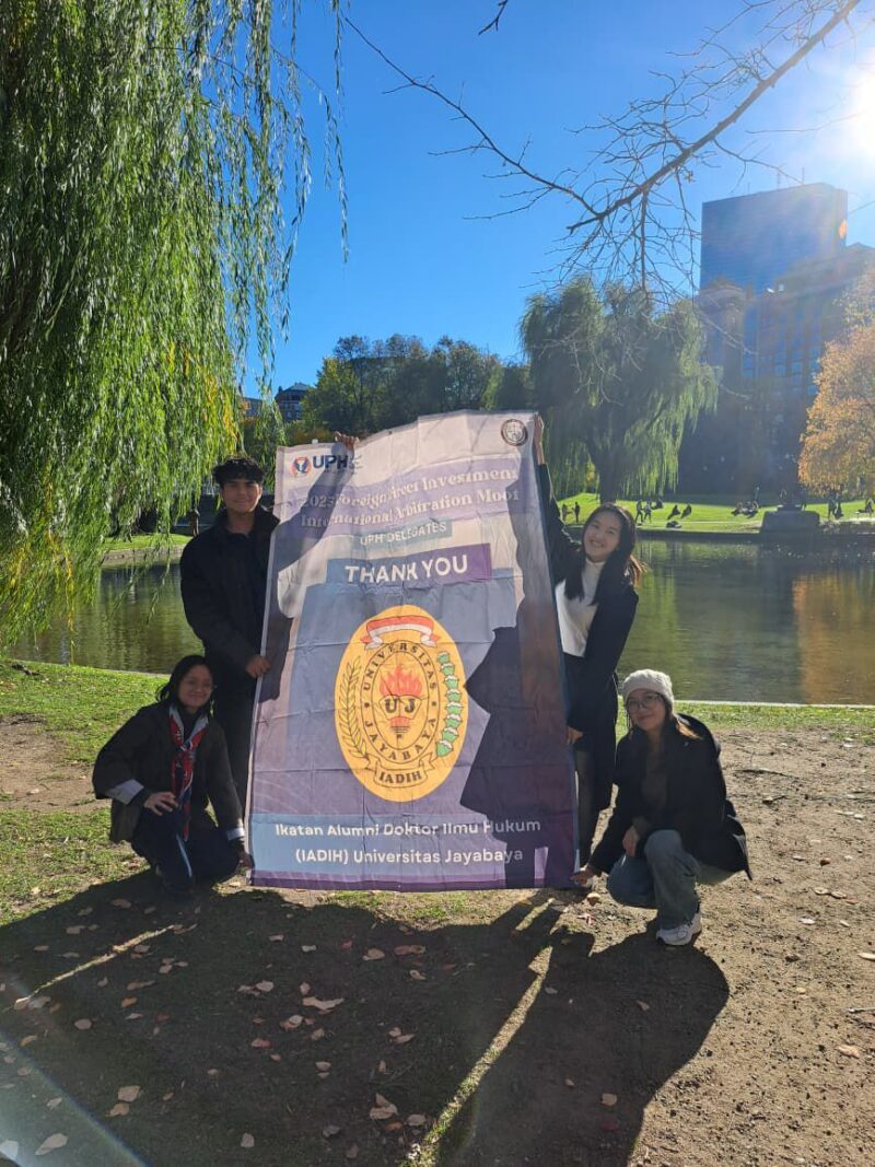 Foto: Tim FDI Moot UPH mewakili Indonesia dalam kompetisi hukum internasional bergengsi Foreign Direct Investment International Arbitration Moot (FDI Moot) 2025 di Suffolk University Law School.