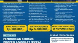 Foto: PERADI Tangerang dan Dragon Law Firm Gelar Pendidikan Khusus Profesi Advokat, Gandeng FH UNIS Tangerang.