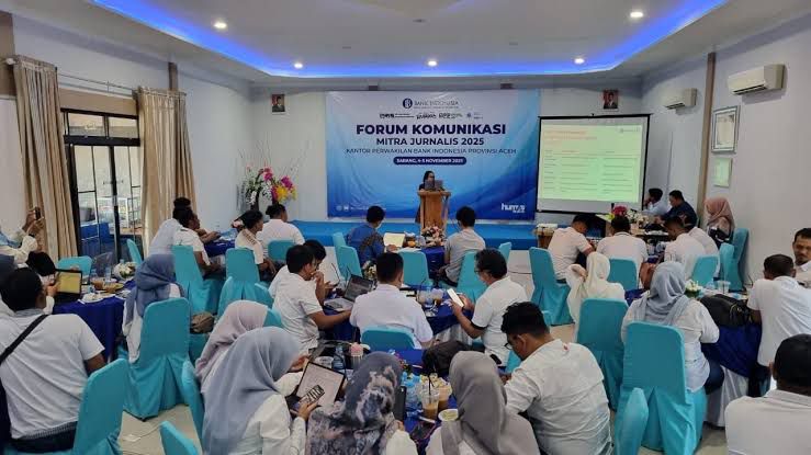 Foto: Suasana Forum Komunikasi Mitra Jurnalis 2025 yang digelar Kantor Perwakilan Bank Indonesia (KPwBI) Provinsi Aceh di Mata Ie Resort, Sabang.