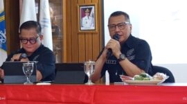 Foto: Ketua PWI Jaya Kesit Budi Handoyo bersama Sekertaris PWI Jaya Arman Suparman.