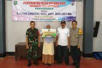 Foto: BLT-DD Trenggalek Aman dan Tertib Berkat Pengamanan TNI–Polri.