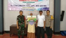 Foto: BLT-DD Trenggalek Aman dan Tertib Berkat Pengamanan TNI–Polri.