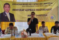 Foto: Anggota DPRD DKI Jakarta dari Fraksi Partai Golkar, Andri Santosa, melaksanakan kegiatan Reses di wilayah RW 08, Kelurahan Kalideres, Kecamatan Kalideres.