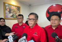 Foto: Sekretaris Jenderal PDI Perjuangan Hasto Kristiyanto di Sekolah Partai, Jakarta, Rabu (24/9). (Dok-JPNN/Aristo)