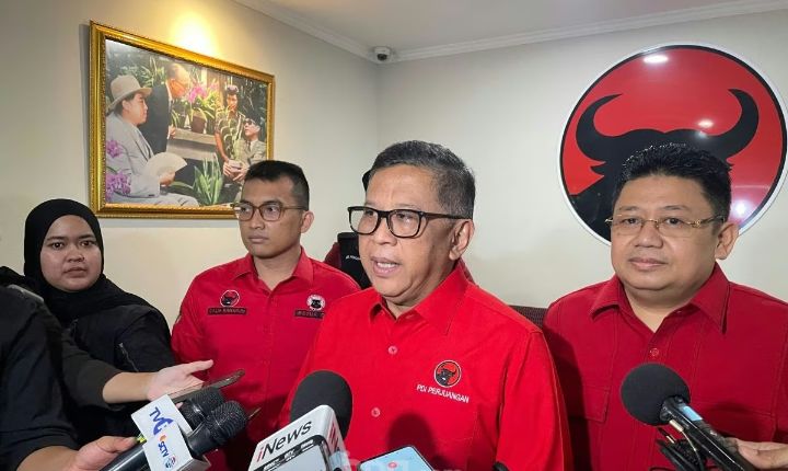 Foto: Sekretaris Jenderal PDI Perjuangan Hasto Kristiyanto di Sekolah Partai, Jakarta, Rabu (24/9). (Dok-JPNN/Aristo)