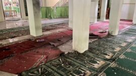 Foto: Masjid SMAN 72 Kelapa Gading, Jakarta Utara, pasca ledakan, pada Jumat (7/11/2025) siang. (Dok-Istimewa)