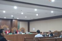 Foto: Suasana ruang sidang PT. Asuransi Jiwasraya (Persero), Selasa (11/11/2025). (Dok-Istimewa)