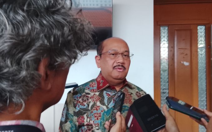 Foto: Dr. Soesilo Aribowo, S.H., M.H., Penasehat Hukum Mantan Dirut ASDP Ira Puspadewi. (Dok-Okj/Fahmy Nurdin)