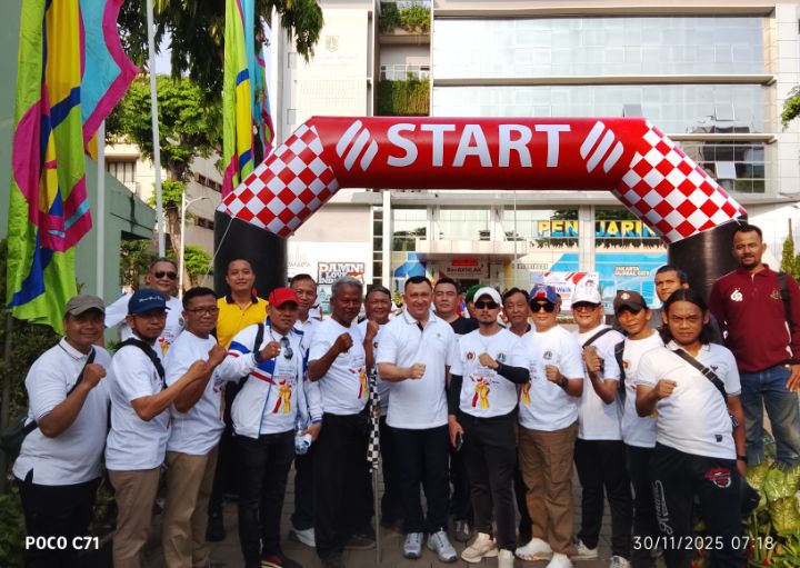 Foto: Walikota Jakarta Utara, Hendra Hidayat besama Pokja PWI Jakarta Utara. (Dok-Okj/Fahmy Nurdin)