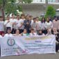 Ikatan Alumni Kedokteran Seluruh Indonesia (FIAKSI) menggelar kegiatan bakti sosial (baksos) dan edukasi HIV AIDS di kawasan Car Free Day (CFD) Jakarta,