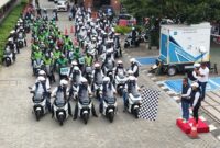 Foto: EV Rides With Media menjadi bukti nyata kolaborasi antara PLN, rekan media, dan komunitas pengguna motor listrik dalam mengampanyekan mobilitas rendah emisi demi udara Jakarta yang lebih bersih.