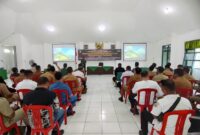 Foto: Kodim 0807/Tulungagung menggelar kegiatan Komunikasi Sosial (Komsos) dengan aparat pemerintah daerah di Aula Pandu Sakti Makodim Tulungagung, Jumat (5/12/2025).
