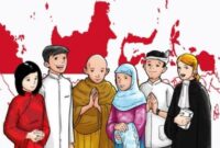 Foto: Ilustrasi keberagaman umat beragama di Indonesia sebagai simbol persatuan, toleransi, dan jaminan kebebasan beribadah bagi seluruh warga negara.
