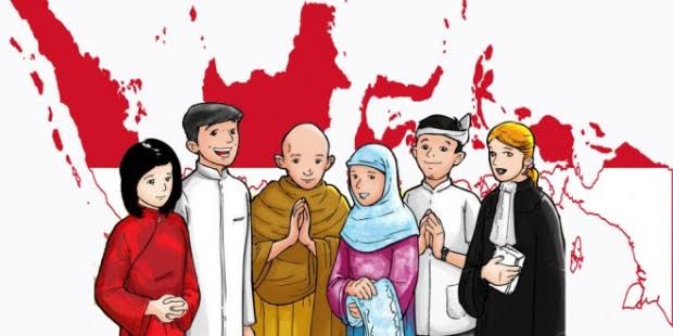 Foto: Ilustrasi keberagaman umat beragama di Indonesia sebagai simbol persatuan, toleransi, dan jaminan kebebasan beribadah bagi seluruh warga negara.