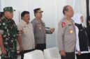 Foto: Kapolri Jenderal Pol. Listyo Sigit Prabowo bersama Gubernur Jawa Timur Khofifah Indar Parawansa, Kapolda Jawa Timur Irjen Pol. Nanang Avianto, unsur TNI, serta pejabat terkait mengikuti rangkaian acara ziarah dan peletakan batu pertama pembangunan Museum Marsinah di Desa Nglundo, Kecamatan Sukomoro, Kabupaten Nganjuk, Sabtu (27/12/2025).