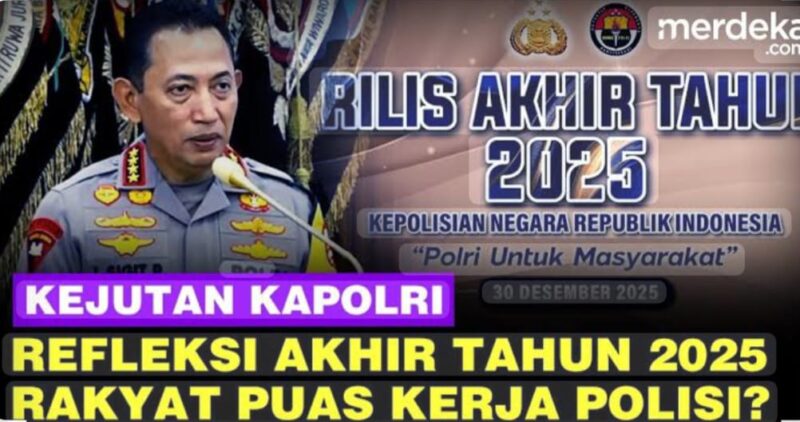 Kapolri Jenderal Listyo Sigit Prabowo memaparkan sejumlah capaian konkret Kepolisian Negara Republik Indonesia (Polri) sepanjang 2025 dalam rilis akhir tahun yang digelar di Mabes Polri,