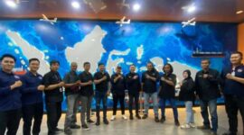 Foto: Tim Humas Direktorat Jenderal Bea dan Cukai Pusat bersama Tim Pokja PWI Jakarta Timur usai Audensi, Rabu (3/12/2025). (Dok-Pokja PWI Jaktim)