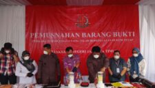Foto: Pemusnahan Barang Bukti Narkotika dan Obat-obatan Golongan