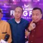 Foto: Tiga komedian yang pernah menghiasi berbagai program hiburan di Indosiar terlihat menghadiri Reuni Akbar Flying Fish Alumni yang digelar di Plaza Twins Hotel, Slipi, Jakarta Barat, Jumat (5/12).