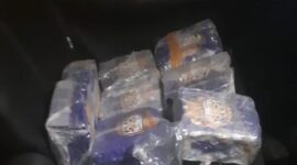 Foto: Barang bukti narkotika jenis methamphetamine atau sabu dengan total berat sekitar 8 kilogram yang berhasil diamankan oleh Direktorat Interdiksi Narkotika Bea Cukai, Kanwil Bea Cukai Riau, Bea Cukai Dumai, serta Subdit 4 Direktorat Tindak Pidana Narkoba Bareskrim Polri di wilayah Pinggir, Kabupaten Bengkalis, Riau, pada Kamis (4/12). (Dok-Istimewa)