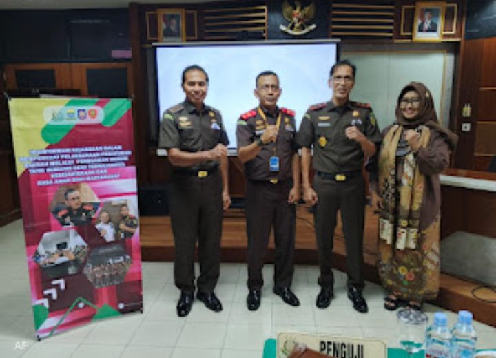 Foto: Seminar Aksi Perubahan bagi peserta Pelatihan Kepemimpinan Administrator (PKA) Angkatan III, IV, dan V. Kegiatan yang digelar oleh Pusat Diklat Manajemen dan Kepemimpinan ini berlangsung di Kampus A Gedung Satya Badiklat Kejaksaan RI, Ragunan, Jakarta, Kamis (11/12/2025). (Dok-Istimewa)
