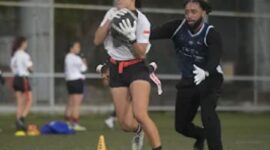 Foto: Tim Nasional Flag Football Putri Indonesia di APEX Camp Indonesia Vol II. (Dok-Istimewa)