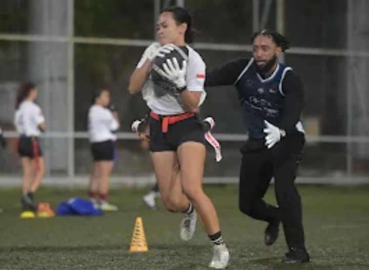 Foto: Tim Nasional Flag Football Putri Indonesia di APEX Camp Indonesia Vol II. (Dok-Istimewa)