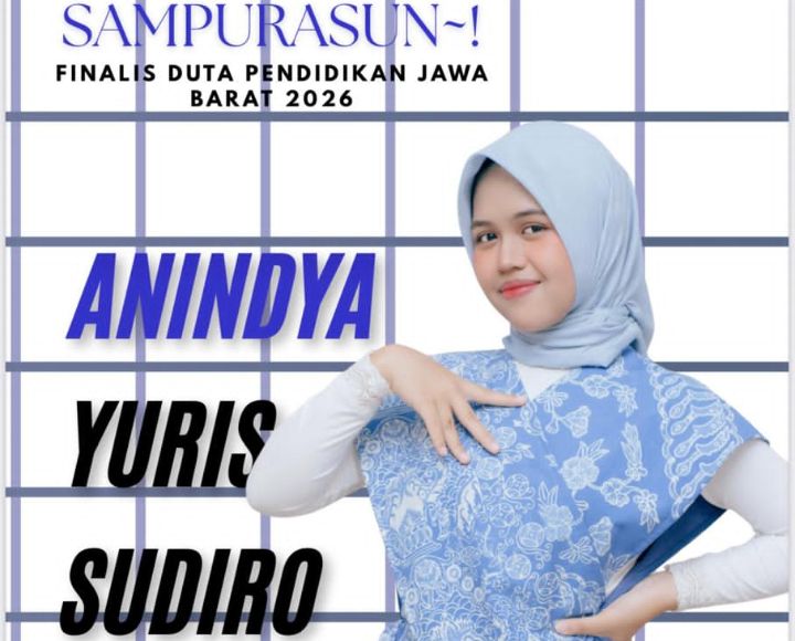 Foto: Anindya Yuris Sudiro, pelajar Sekolah Menengah Atas (SMA), resmi lolos sebagai Finalis Duta Pendidikan Jawa Barat 2026. (Dok-Istimewa)