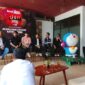 Foto: Konferensi pers dipandu oleh Corporate Communication PT Pembangunan Jaya Ancol Tbk, Daniel Windriatmoko, yang memaparkan secara komprehensif konsep liburan akhir tahun, program unggulan di setiap unit rekreasi, hingga strategi pengelolaan kawasan wisata di tengah lonjakan kunjungan pengunjung, Selasa (16/12). (Dok-Okj/FN)