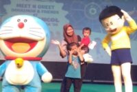 Foto: Dessy Eka Madyawati, salah satu pengunjung asal Jakarta Timur di wahana 