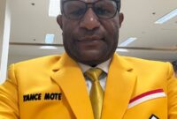 Foto: Yance Mote, Anggota DPD Tingkat I Partai Golkar Provinsi Papua Induk. (Dok-Istimewa)