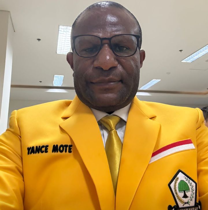 Foto: Yance Mote, Anggota DPD Tingkat I Partai Golkar Provinsi Papua Induk. (Dok-Istimewa)