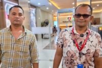 Foto: (kanan) Ahmad Iskandar Tanjung, secara pribadi melaporkan dugaan tindak pidana yang dinilainya merugikan dirinya dan keluarga ke Badan Reserse Kriminal (Bareskrim) Polri, Mabes Polri, Jakarta, Senin (22/12/2025). (Dok-Okj/FN)