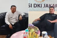 Foto: Kolase, (kiri) Munjirin, Walikota Jakarta Timur, (kanan) Rudolf Simbolon, Ketua Pokja PWI Walikota Jakarta Timur). (Dok-Istimewa)