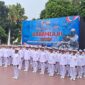 Badan Keamanan Laut Republik Indonesia (Bakamla RI) memperingati Hari Ulang Tahun (HUT) ke-20 dengan menggelar upacara resmi di Lapangan Proklamasi, Menteng,