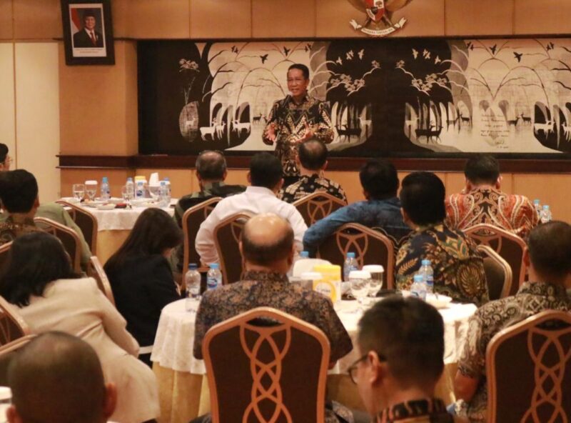 Menteri Hukum Supratman Andi Agtas menggelar silaturahmi dengan para pemimpin redaksi media nasional sebagai upaya memperkuat komunikasi antara pemerintah dan publik