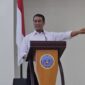 Foto: Mentan Amran Sulaiman menyampaikan arahan saat memberikan materi dalam kegiatan Retret Persatuan Wartawan Indonesia (PWI) 2026 di Pusat Kompetensi Bela Negara, Rumpin, Kabupaten Bogor, Jawa Barat
